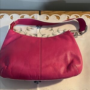 Pink Leather Women's Bag